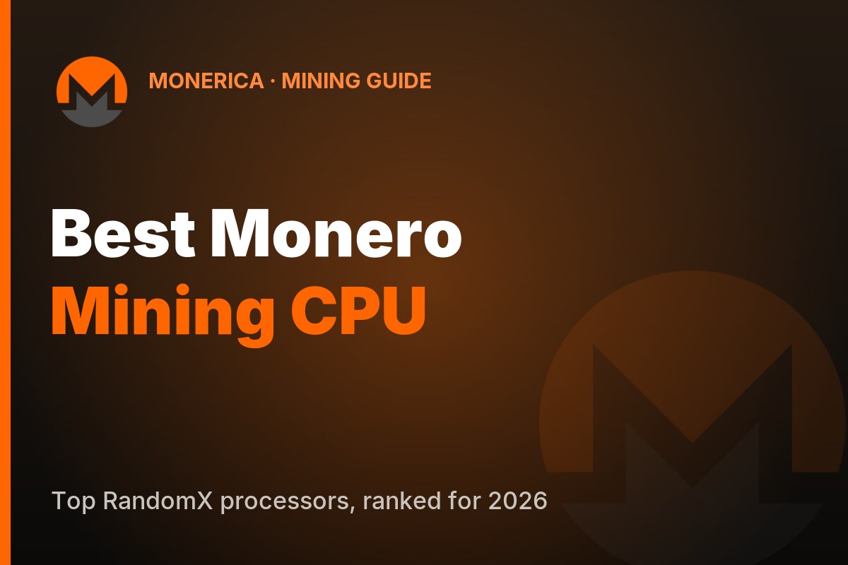 Best Monero mining CPU — top RandomX processors ranked