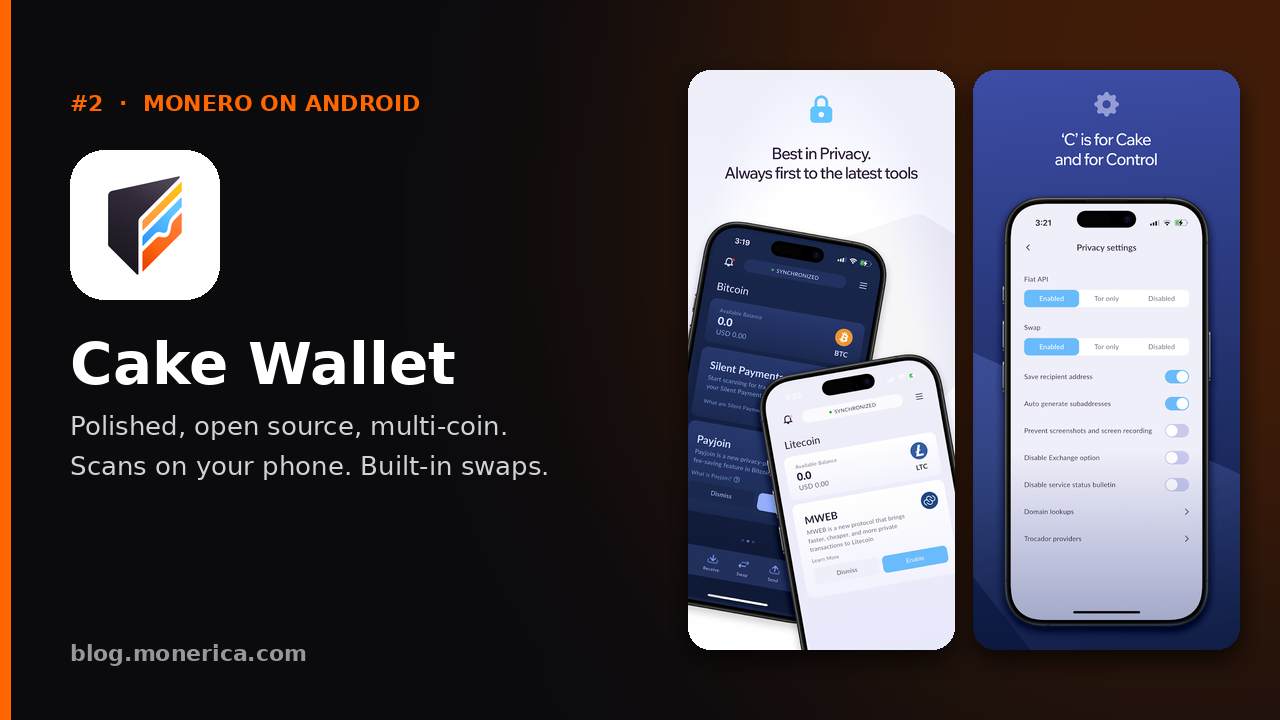 Cake Wallet for Android