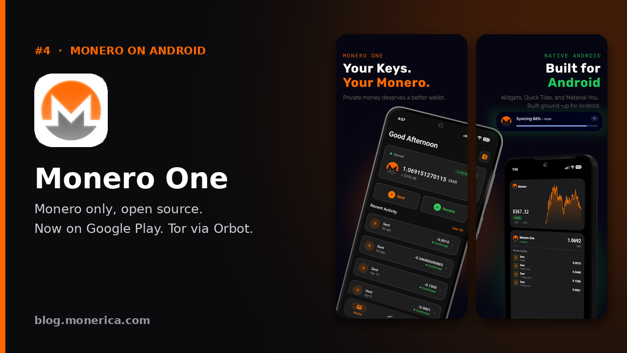 Monero One wallet for Android