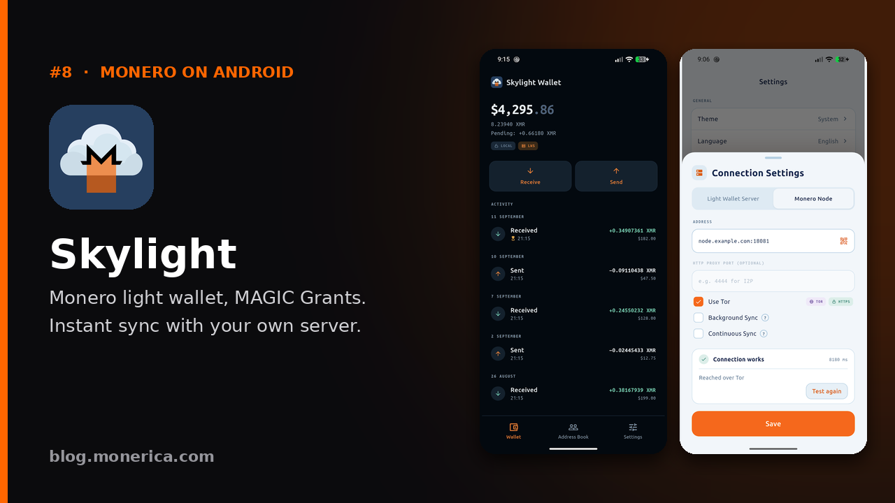 Skylight wallet for Android