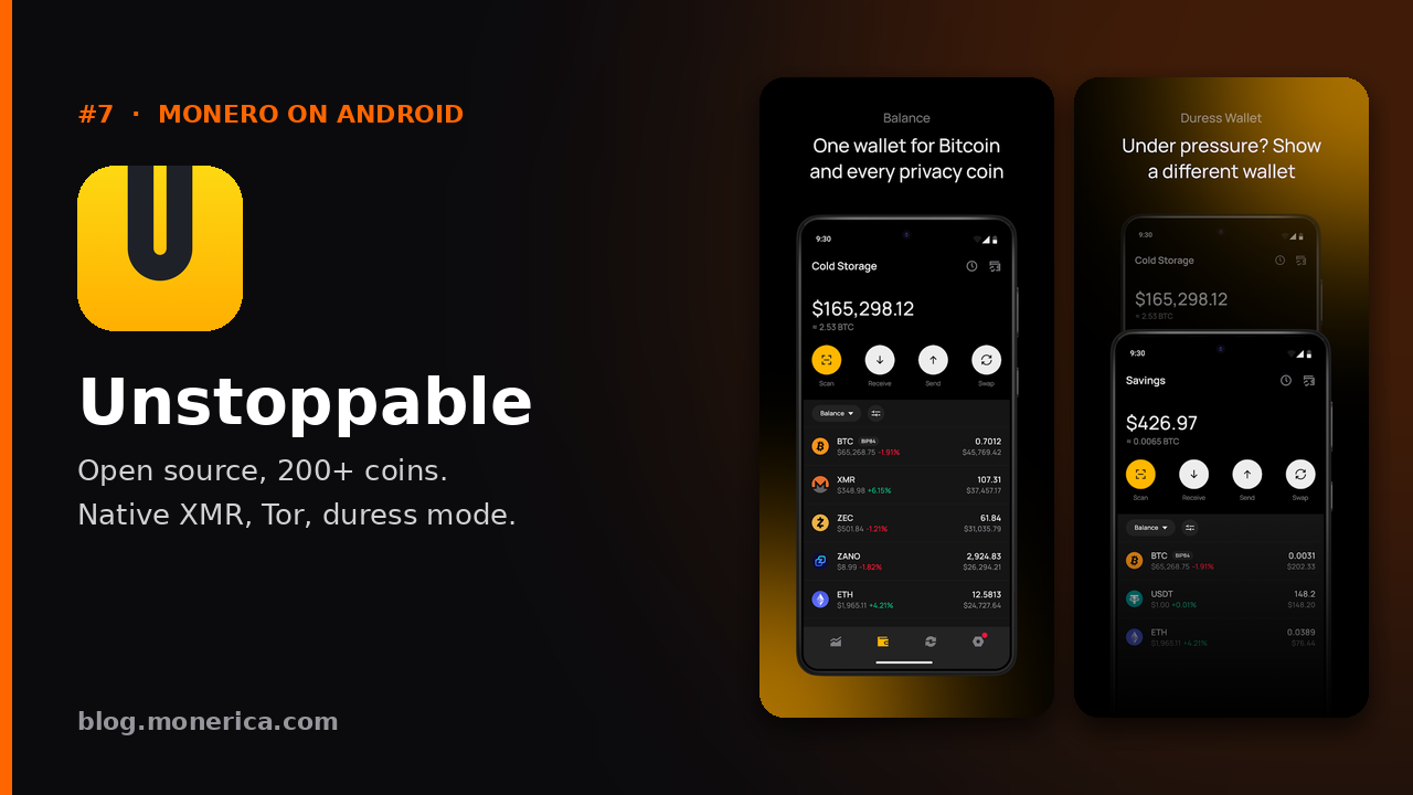 Unstoppable wallet for Android