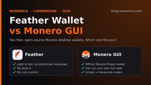 Feather Wallet vs Monero GUI: Which Desktop Wallet Is Best for You?