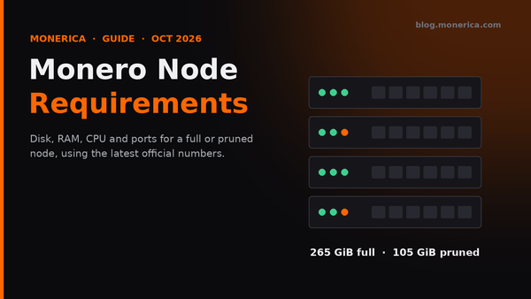 Monero Node Requirements