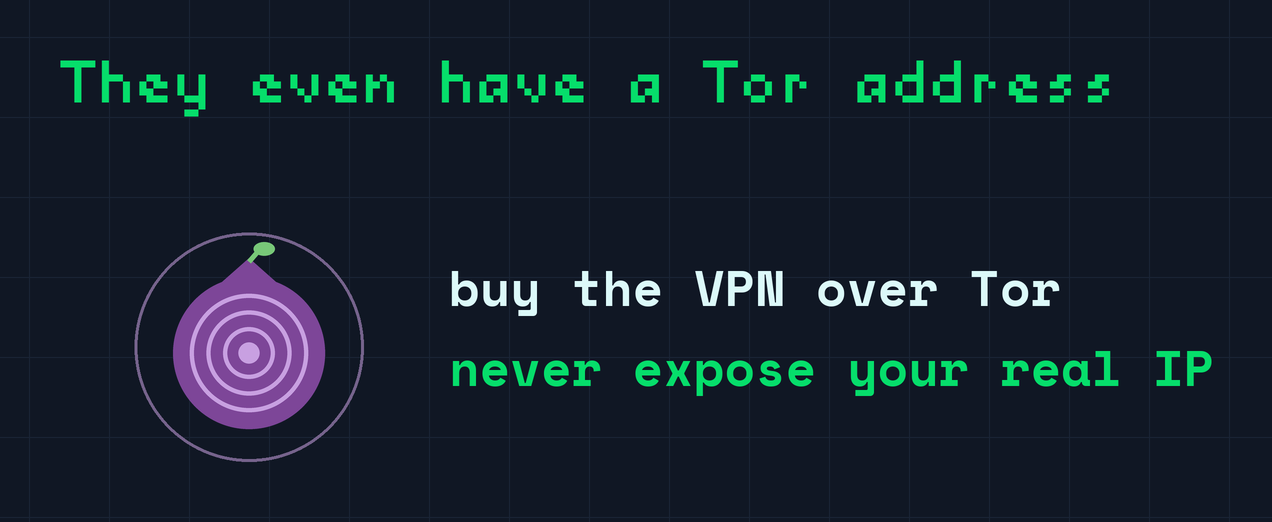 Xeovo has a Tor address so you can buy the VPN without exposing your real IP